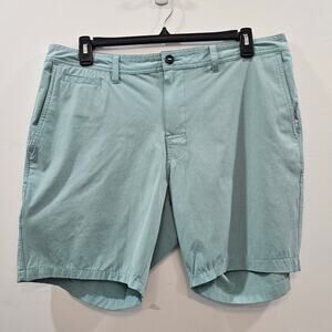 Linksoul Boardwalker Shorts Men 38 Light Blue Polyester Cotton casual beach